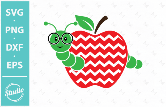 Apple Worm Svg: Crafts & Graphics for Publishers