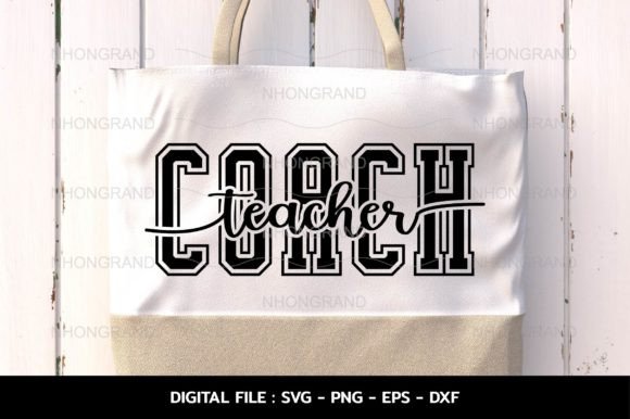 Coach Teacher Sport Svg: Graphics for Crafts