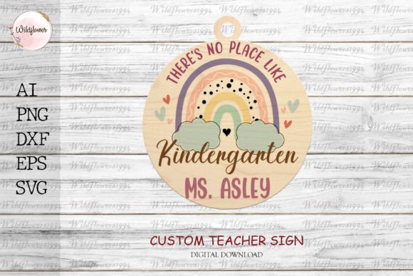 Custom Teacher Sign Svg: Graphics for Crafts