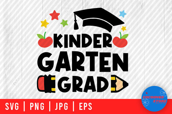 Kindergarten Grad, School Graduate Svg for Crafts and Graphics