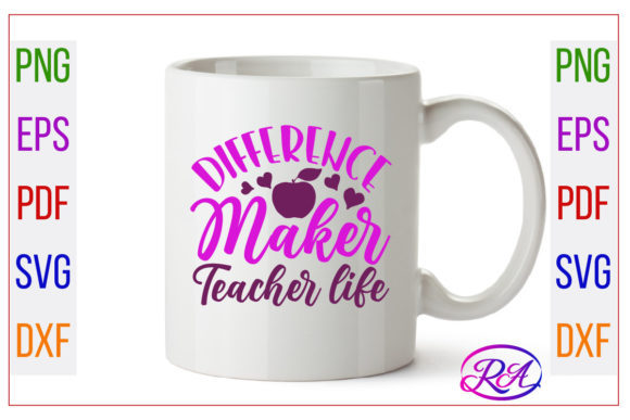 Review: Difference Maker Teacher Life SVG for Embroidery