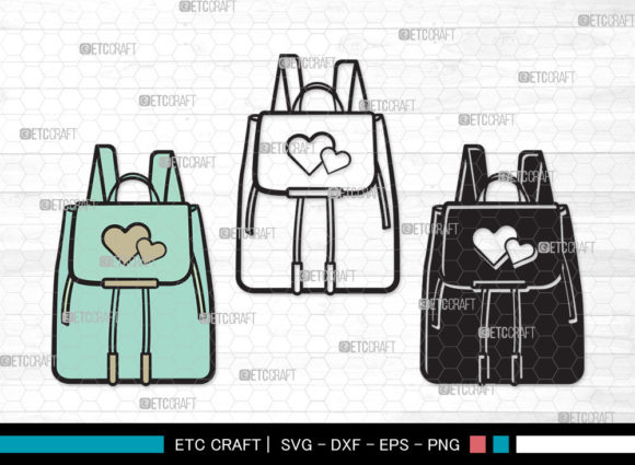 School Backpack SVG: Graphics for Crafts & Branding
