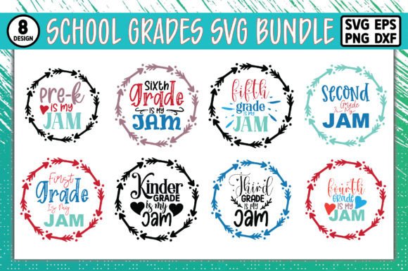 School Grades SVG Bundle: A Designer's Review for Stitching