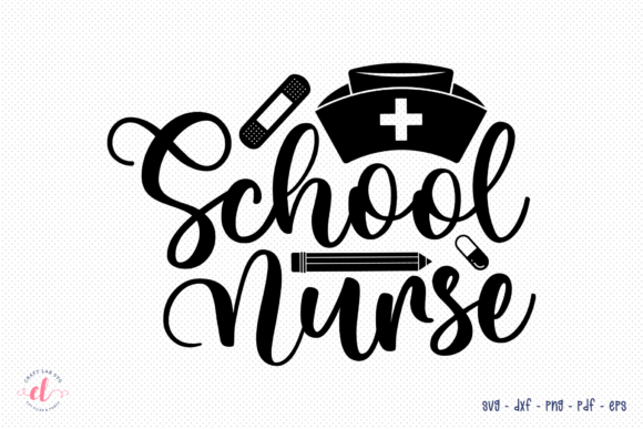 School Nurse SVG: Graphics for Crafts & Sales
