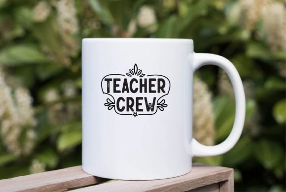 Teacher Crew SVG Design for Crafts and Graphics