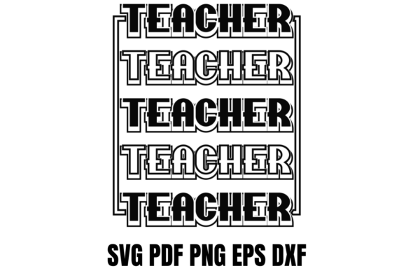 Teacher Echo SVG: Graphics for Crafts