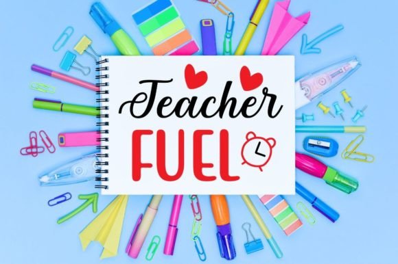 Teacher Fuel SVG: Fresh Graphics for Crafts