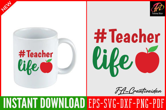 Teacher-Life SVG: Graphics for Crafts & Blogs