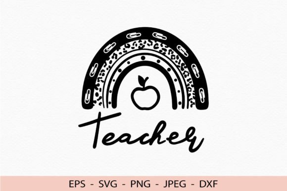 Teacher Rainbow Graphics for Crafts