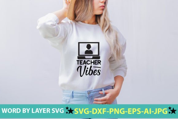 Teacher Vibes SVG Cut File: A Designer's Review